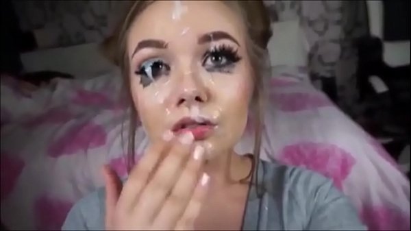 Facial cumshot compilation